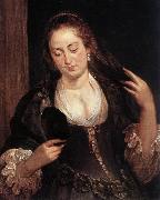RUBENS, Pieter Pauwel Woman with a Mirror oil painting
